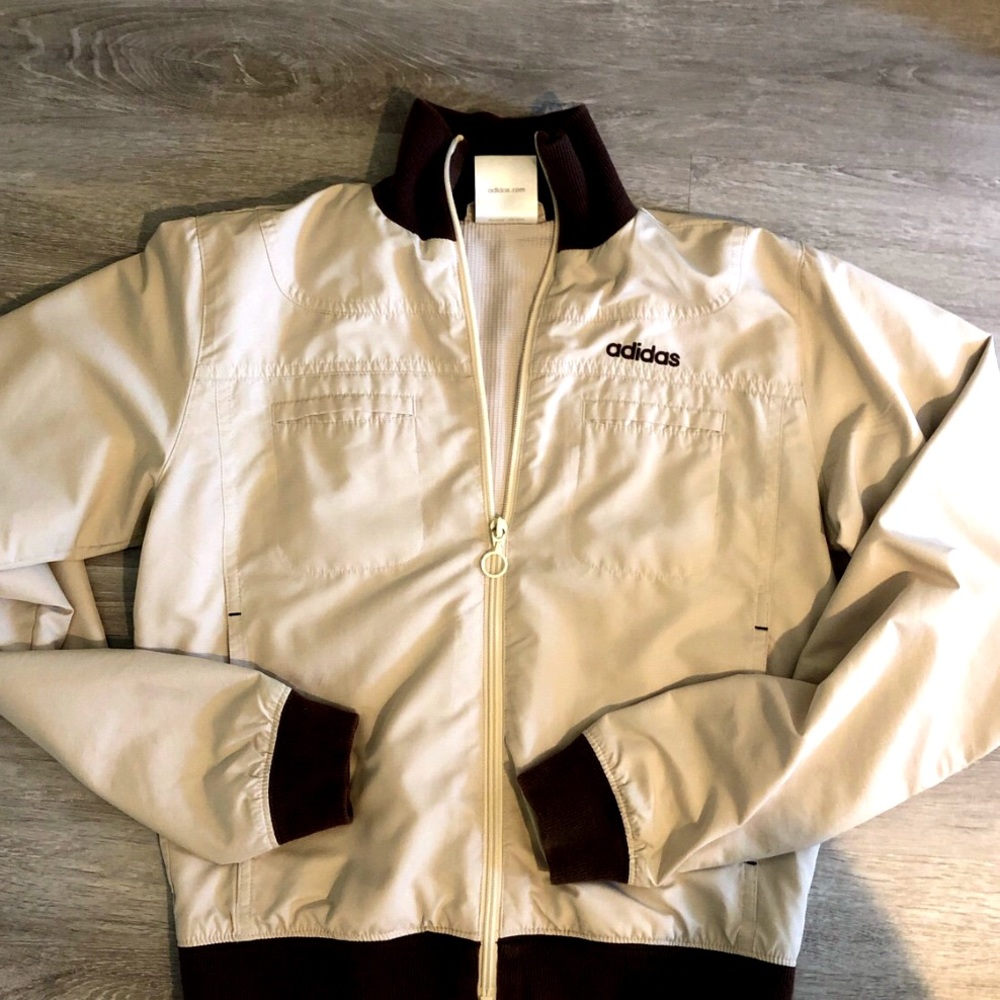 Vintage Cream Adidas Track Jacket